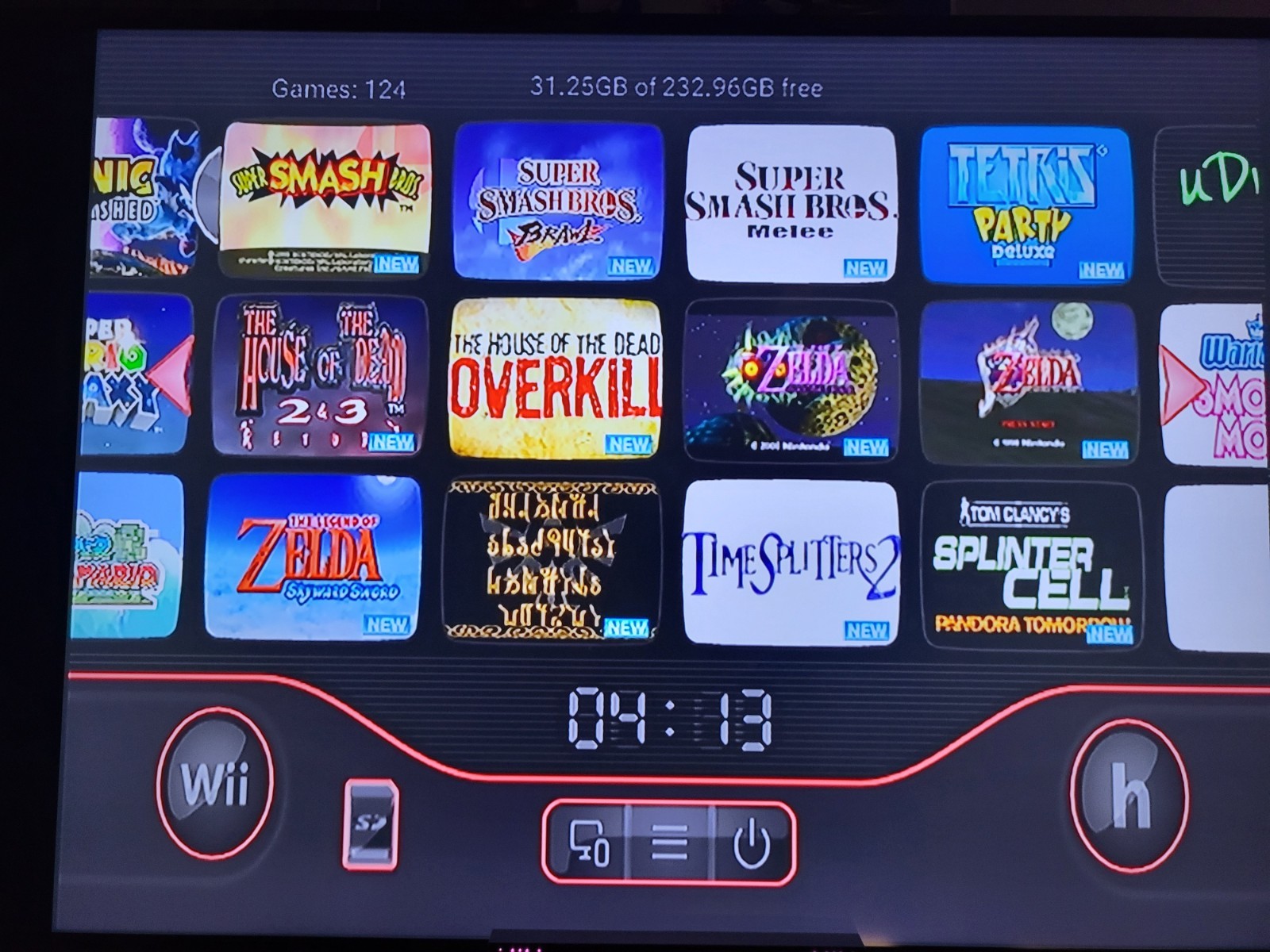 Custom Wii Ultimate Gamer Bundle.Programmed 256GB SD.Cleaned/Serviced.Plug&Play!