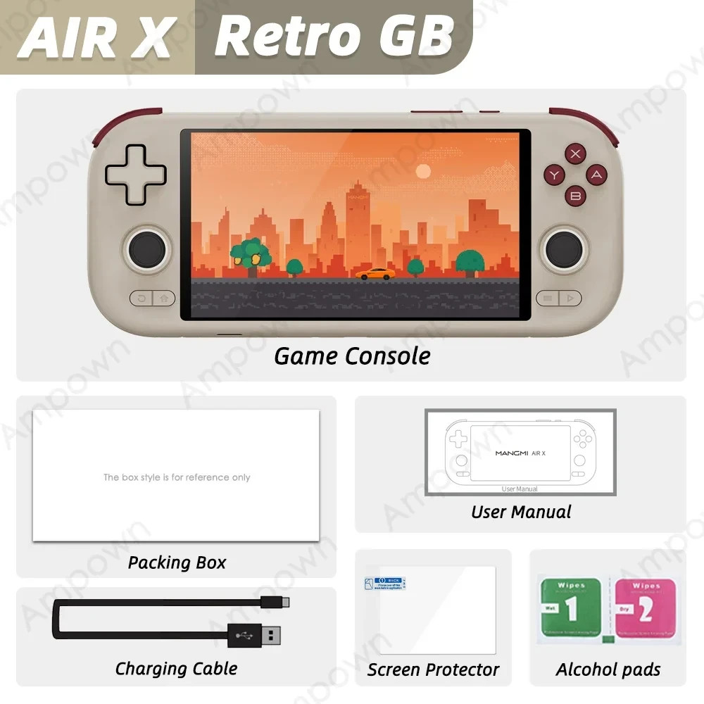 MANGMI AIR X Android Handheld Game Console 5.5″ Touchscreen Snapdragon 662