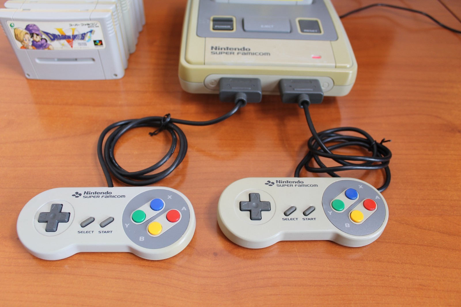 Nintendo Super Famicom CONSOLE + 9 Games