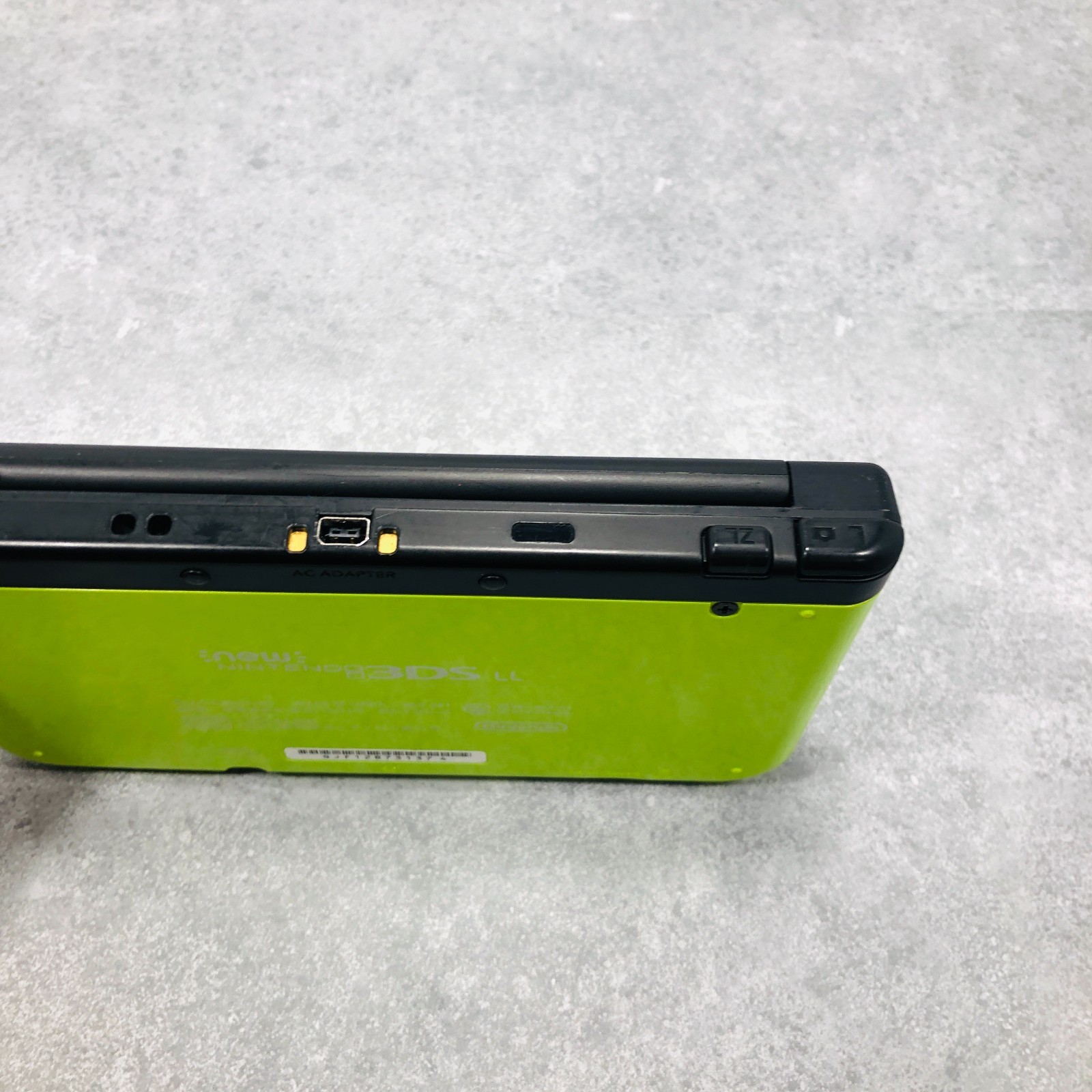 [EX+5] Nintendo new 3DS LL XL Lime Green Black Console & AC Adapter 06-106