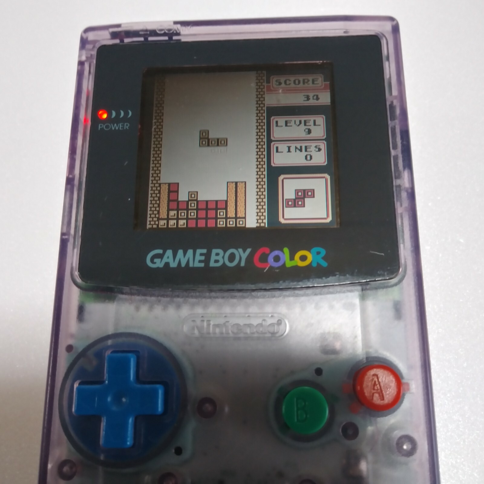 Nintendo Game Boy Color Purpl Used used item in mint condition