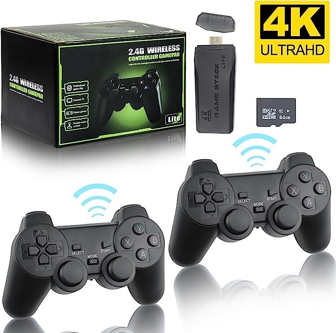 M8 Game Console Built-In 20000(64Gb) -2x Wireless Controller (Ships from USA)