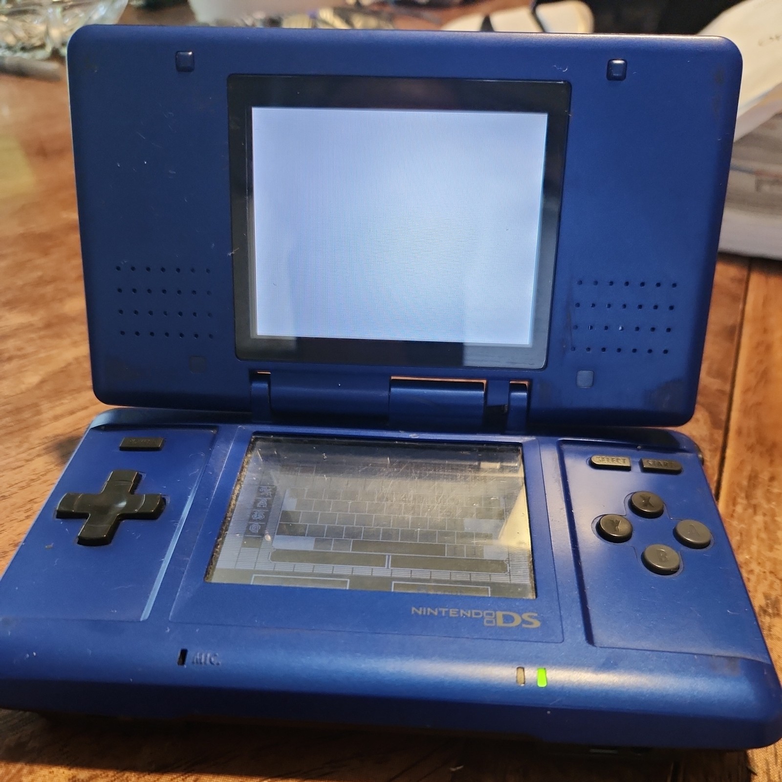 Nintendo DS Handheld System Blue Tested and Working without Charger