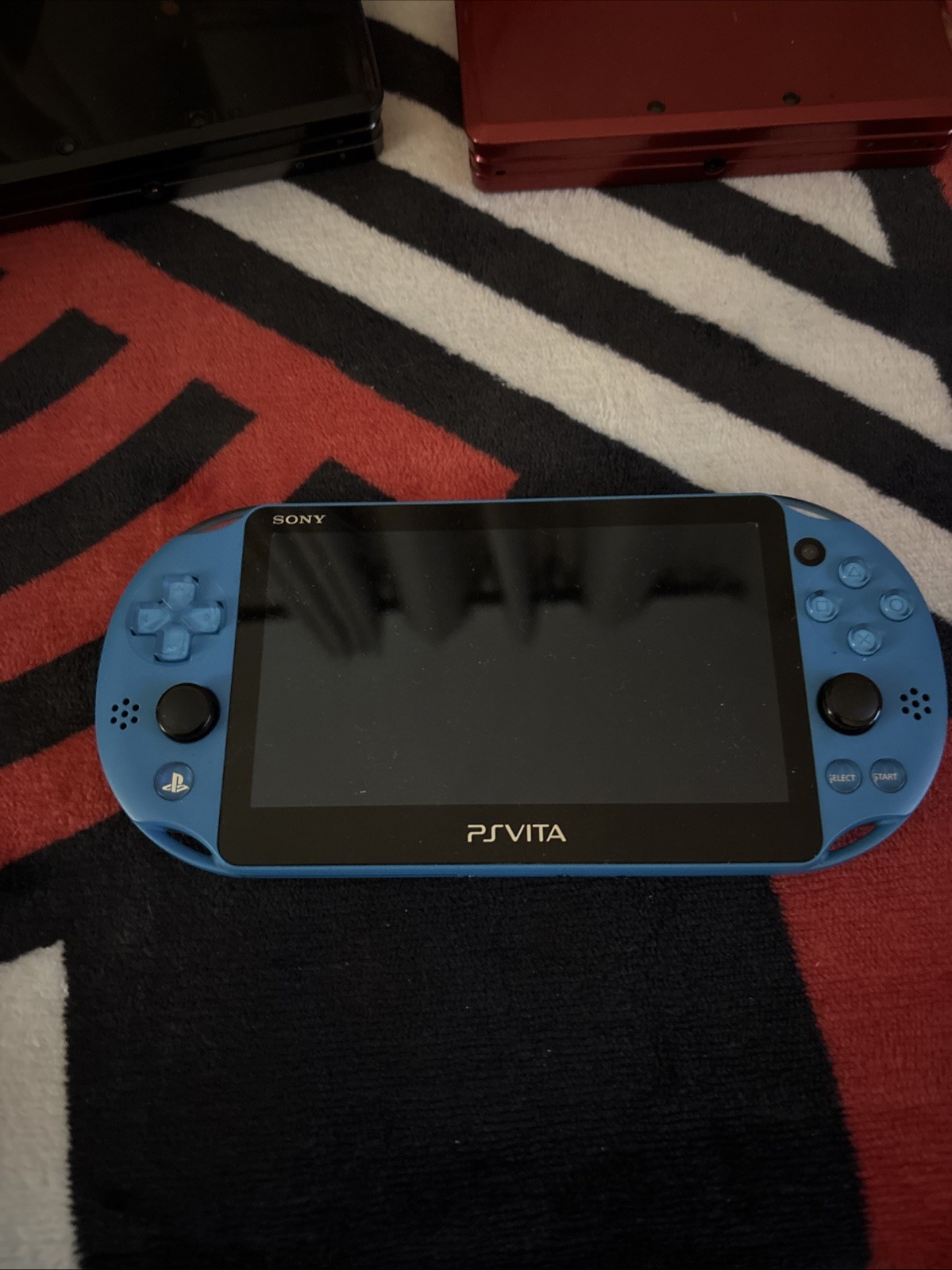 Sony PS Vita 2000 Slim PCH-2000 Aqua Blue Console Only Great Condition No sound!