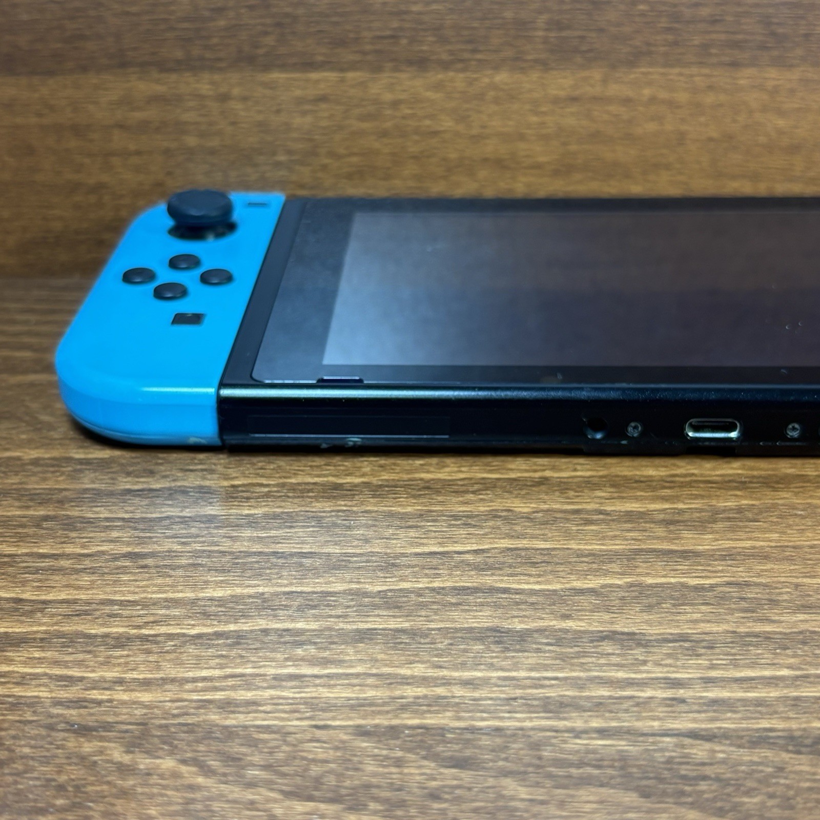 Nintendo Switch with Neon Blue & Neon Red Joy-Con | Works Perfectly | Case Inclu