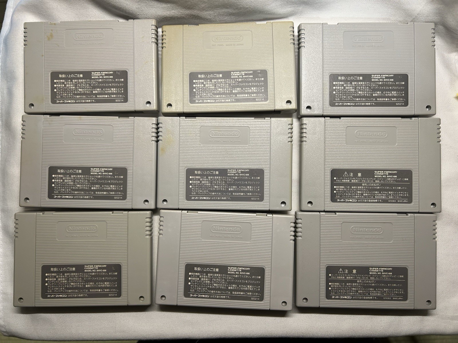 [Lot of 9] Nintendo Super Famicom SFC Games JapaneseVersion Tested JPN