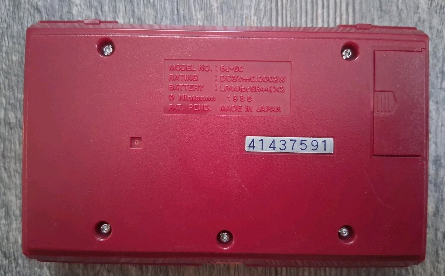 Nintendo Game and Watch Black Jack Handheld BJ-60 Multi-Screen Tested