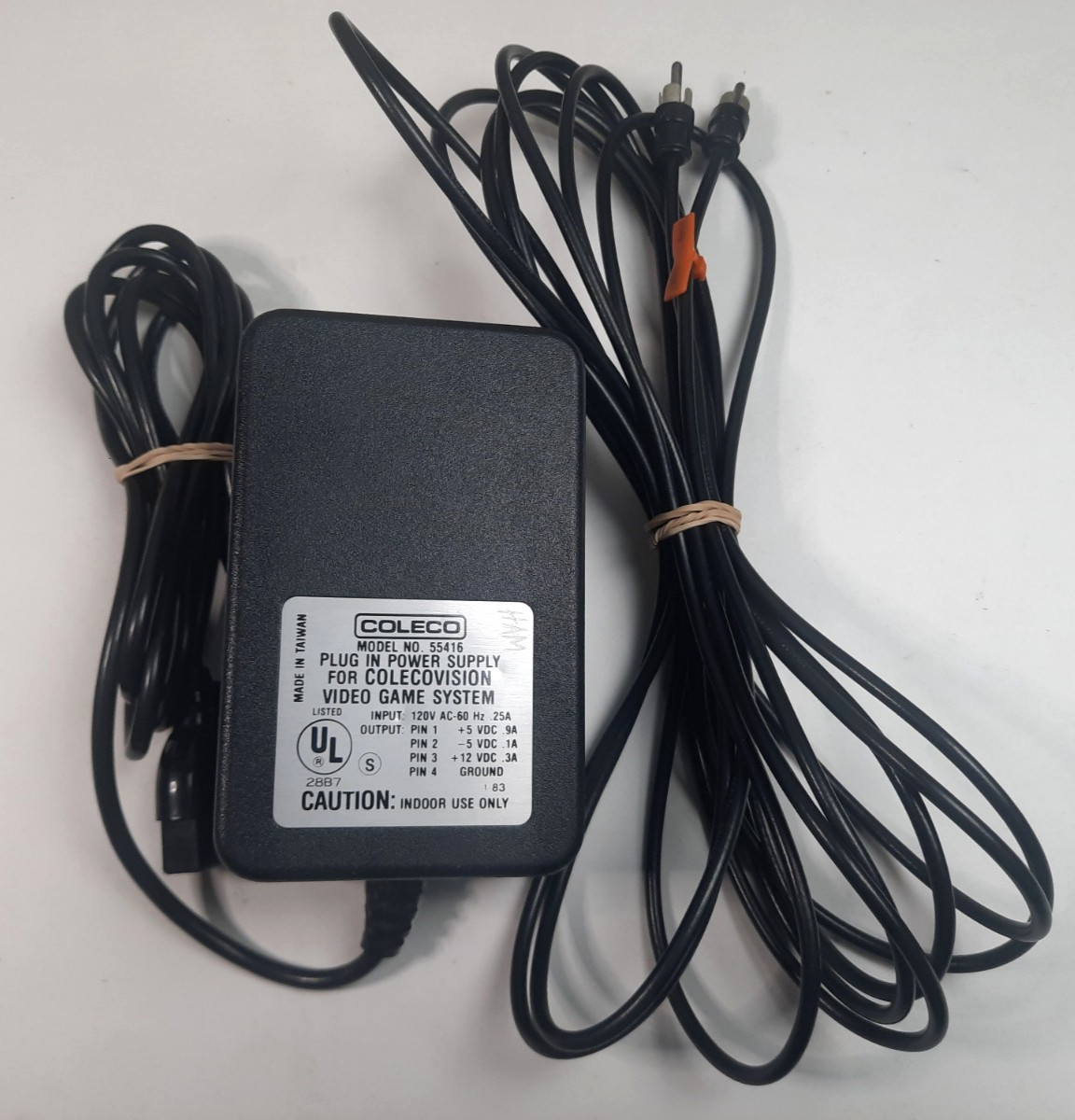 Colecovision w/ Expansion Module 1 & Coleco & Atari Games 6 Controllers