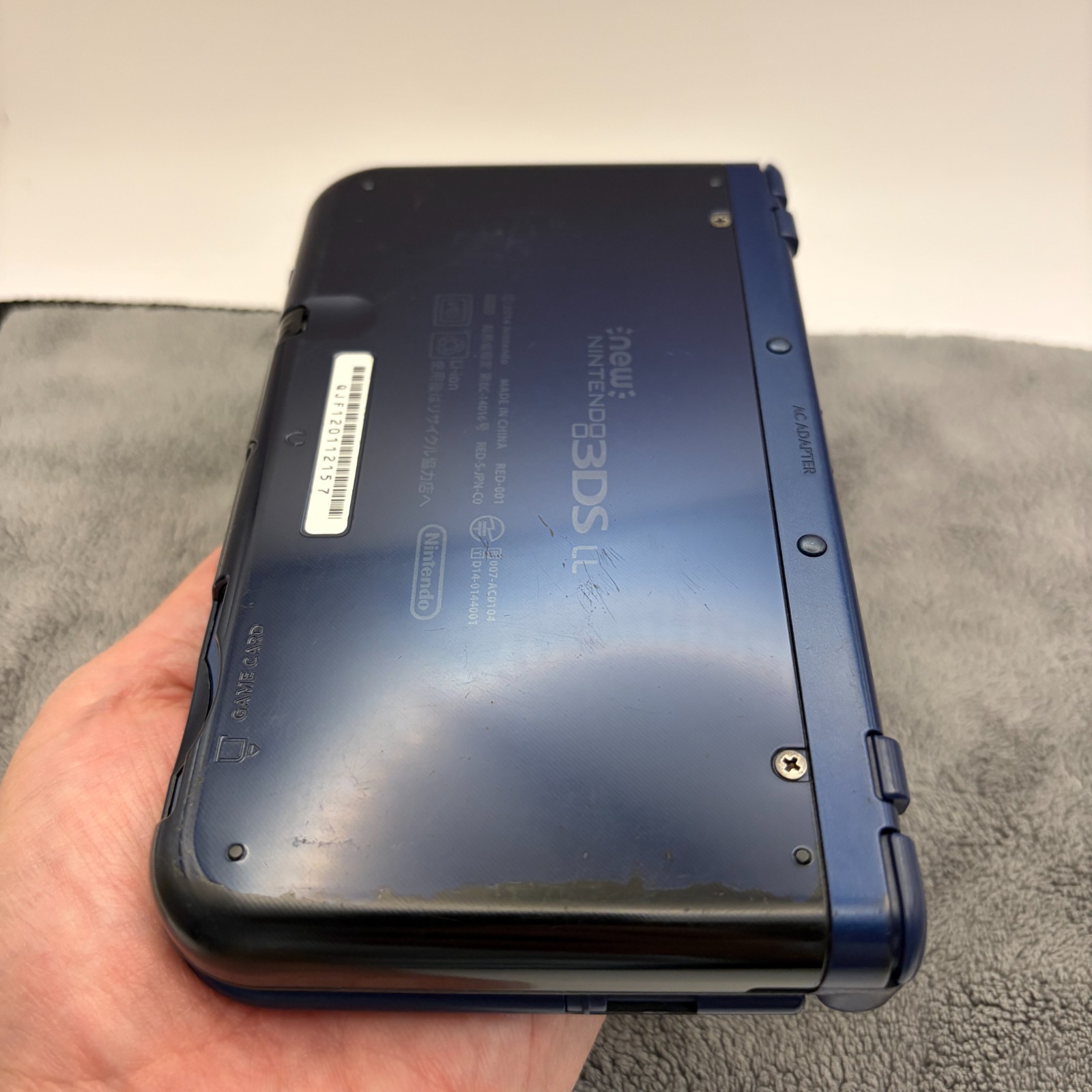 【DUAL IPS】【Excellent5】Rare New Nintendo 3DS LL XL Metallic Blue Game Console