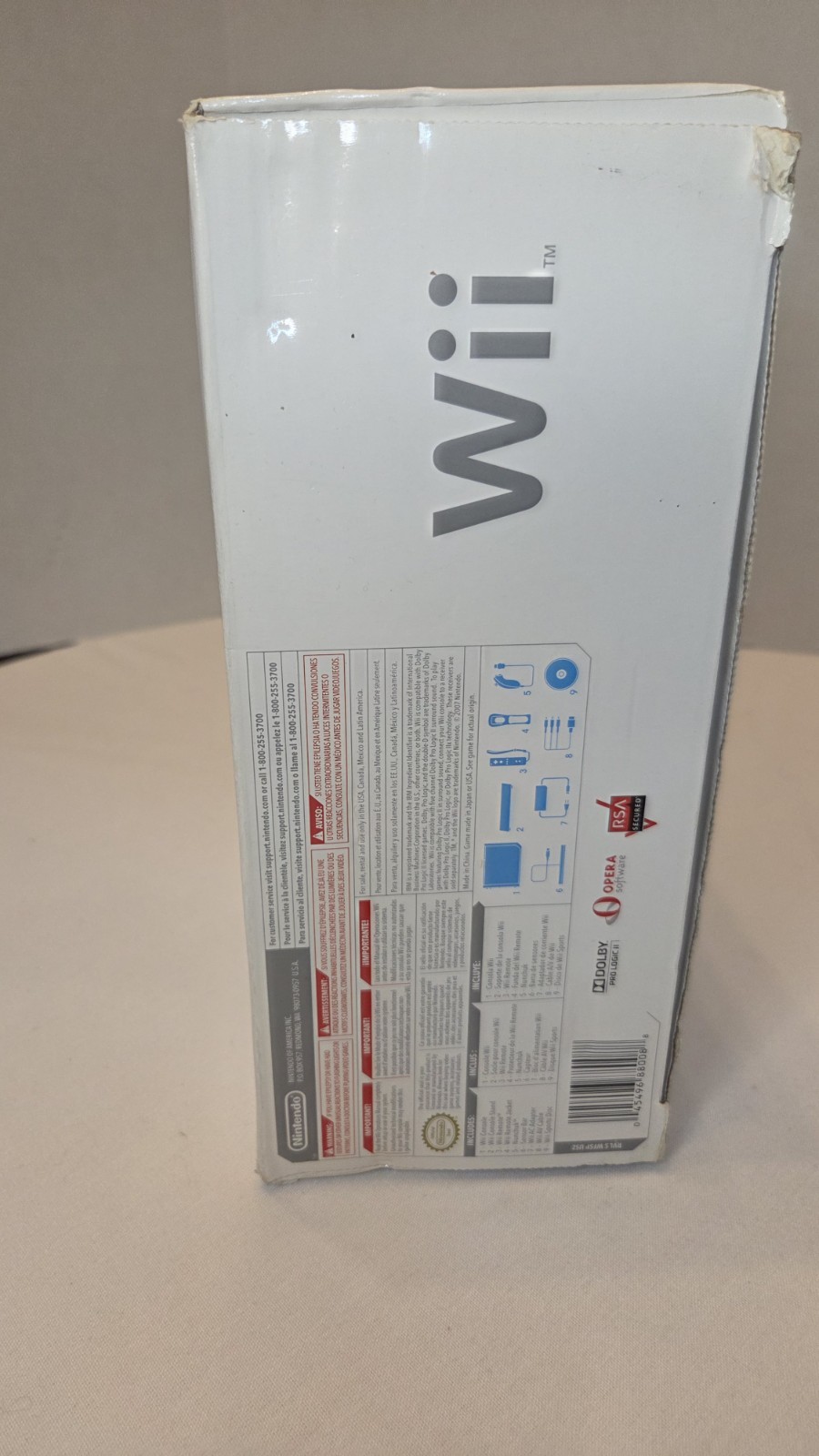 Nintendo Wii Original Retail Box Only Wii Sports Version NO CONSOLE