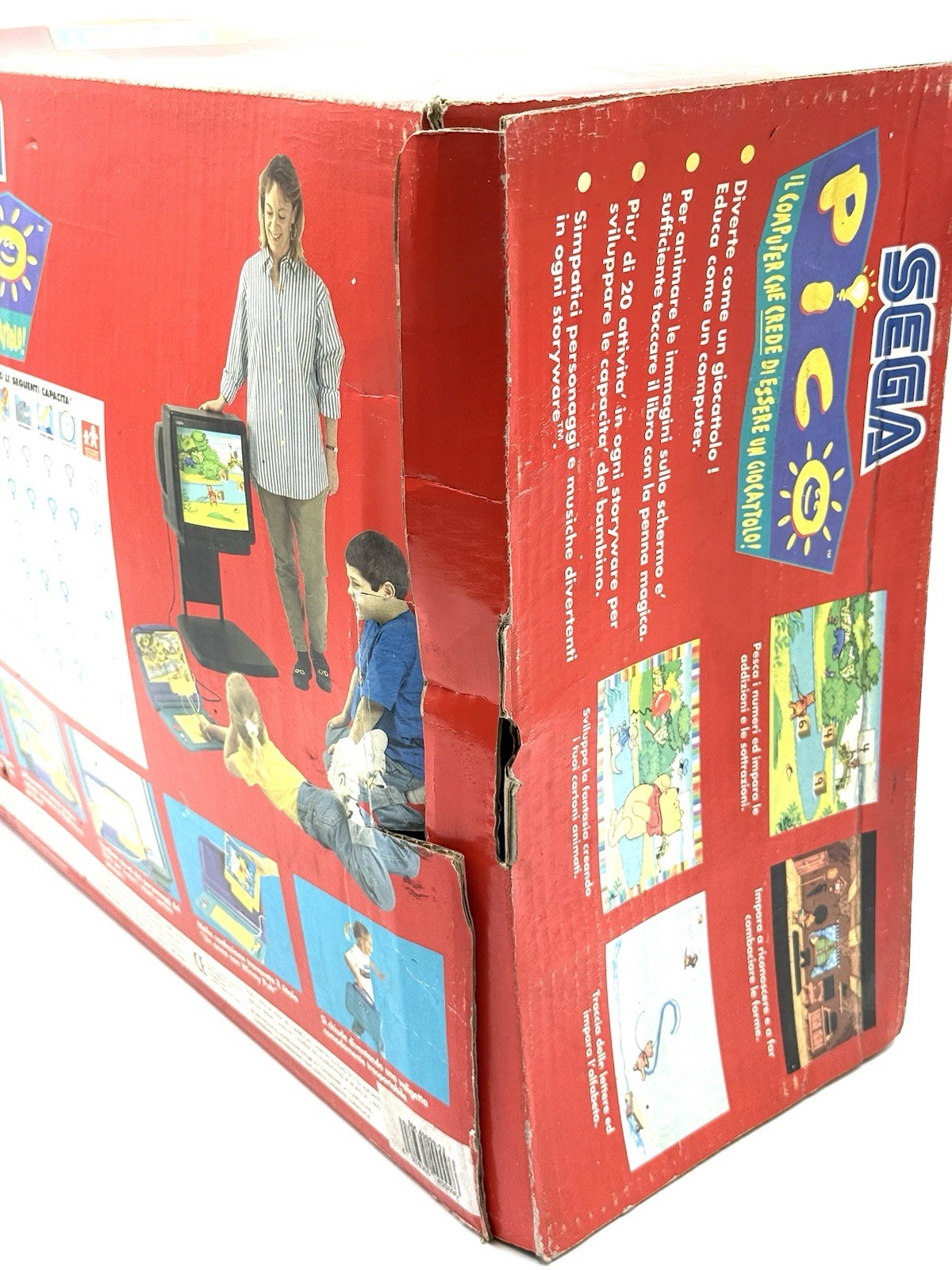 90s VINTAGE Sega Pico Video Game Console NEW OLD STOCK VIDEO GAME RARITY EQ
