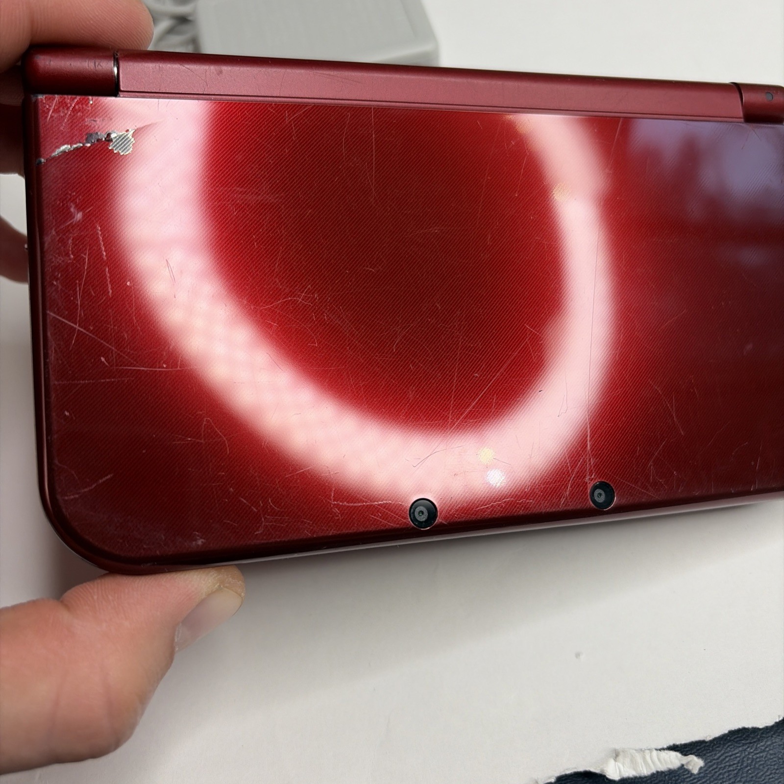 New Nintendo 3DS XL Red Console US Model – Tested! W Charger Stylus