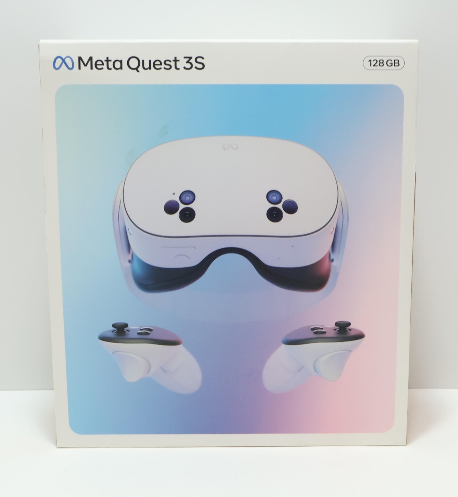 Meta Quest 3s Mixed Reality VR Headset 128GB Model P97 – White/Gray