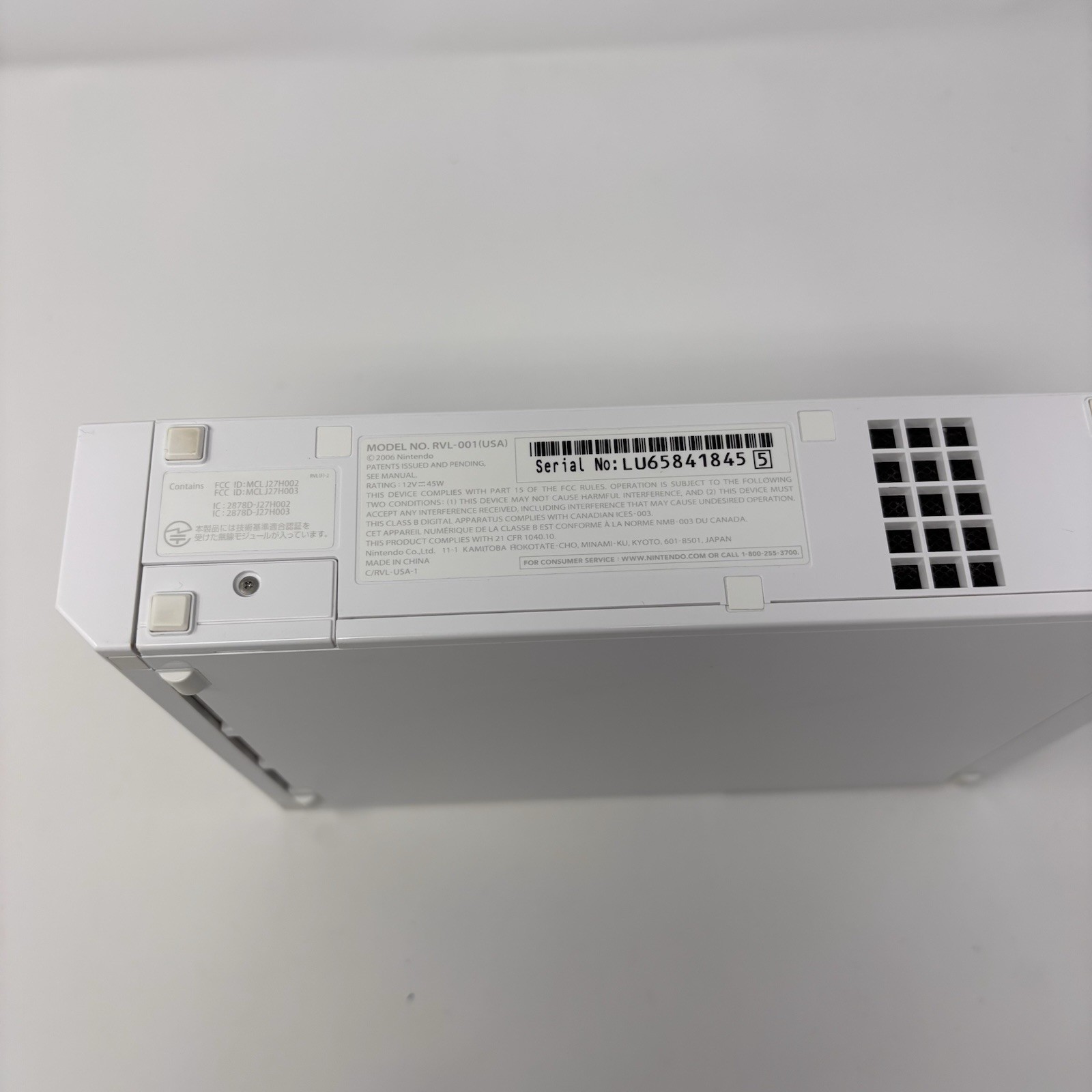 Nintendo Wii Console Bundle RVL-001 W/ Accessories, 2 Games, NO CONTROLLERS