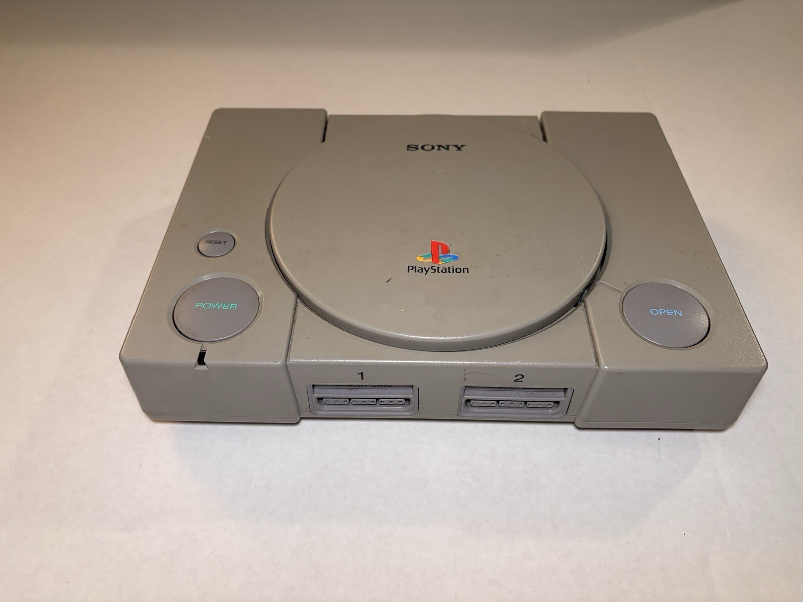 Sony PlayStation 1 Original Console Only Tested Working As Cord No Power Cord
