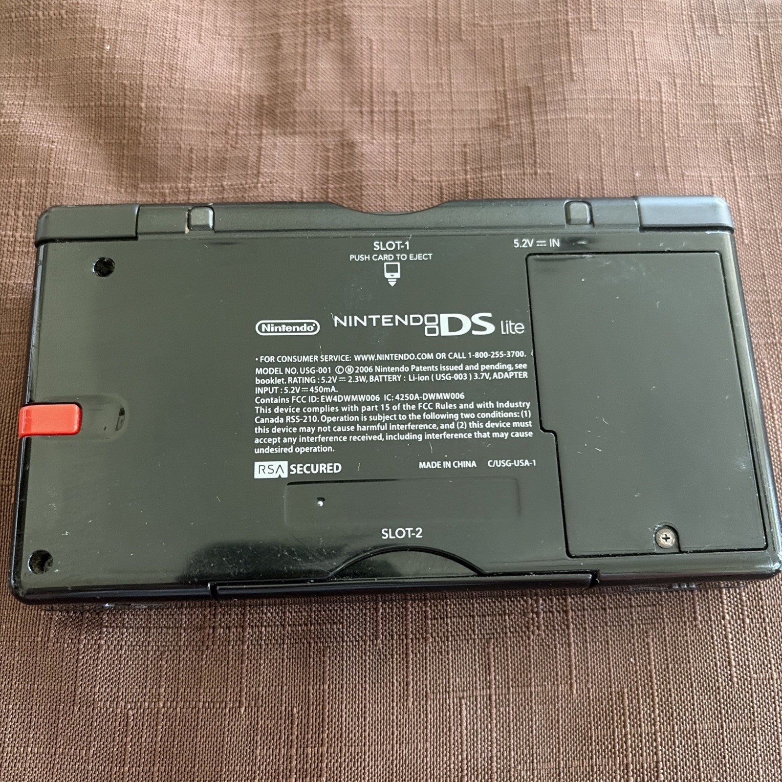 [Free Shipping] Nintendo DS Lite Jet Black
