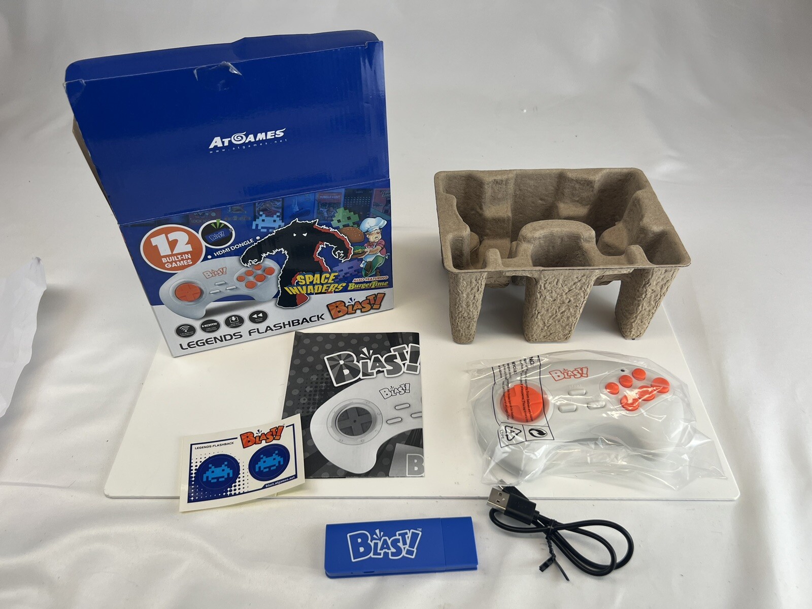 Legends Flashback Blast! 12 Retro Games Including Space Invaders HDMI AtGames