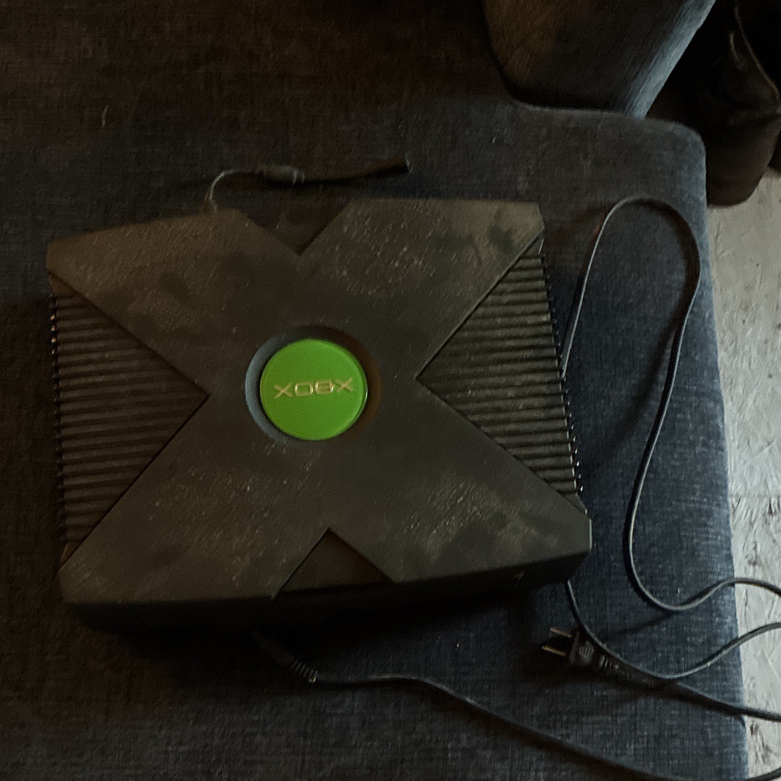 Microsoft Xbox Original Home Console Black/Green NTSC-U/C MPN X08-25339