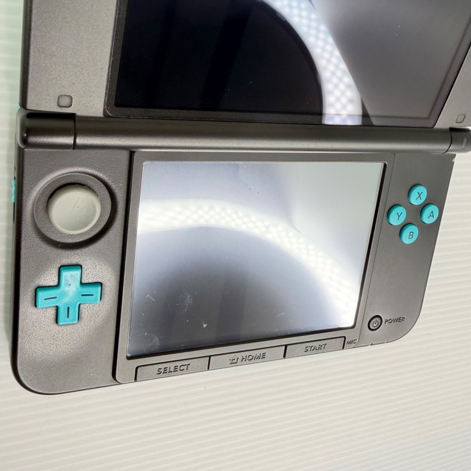 G0783 Nintendo 3DS LL Turquoise x Black