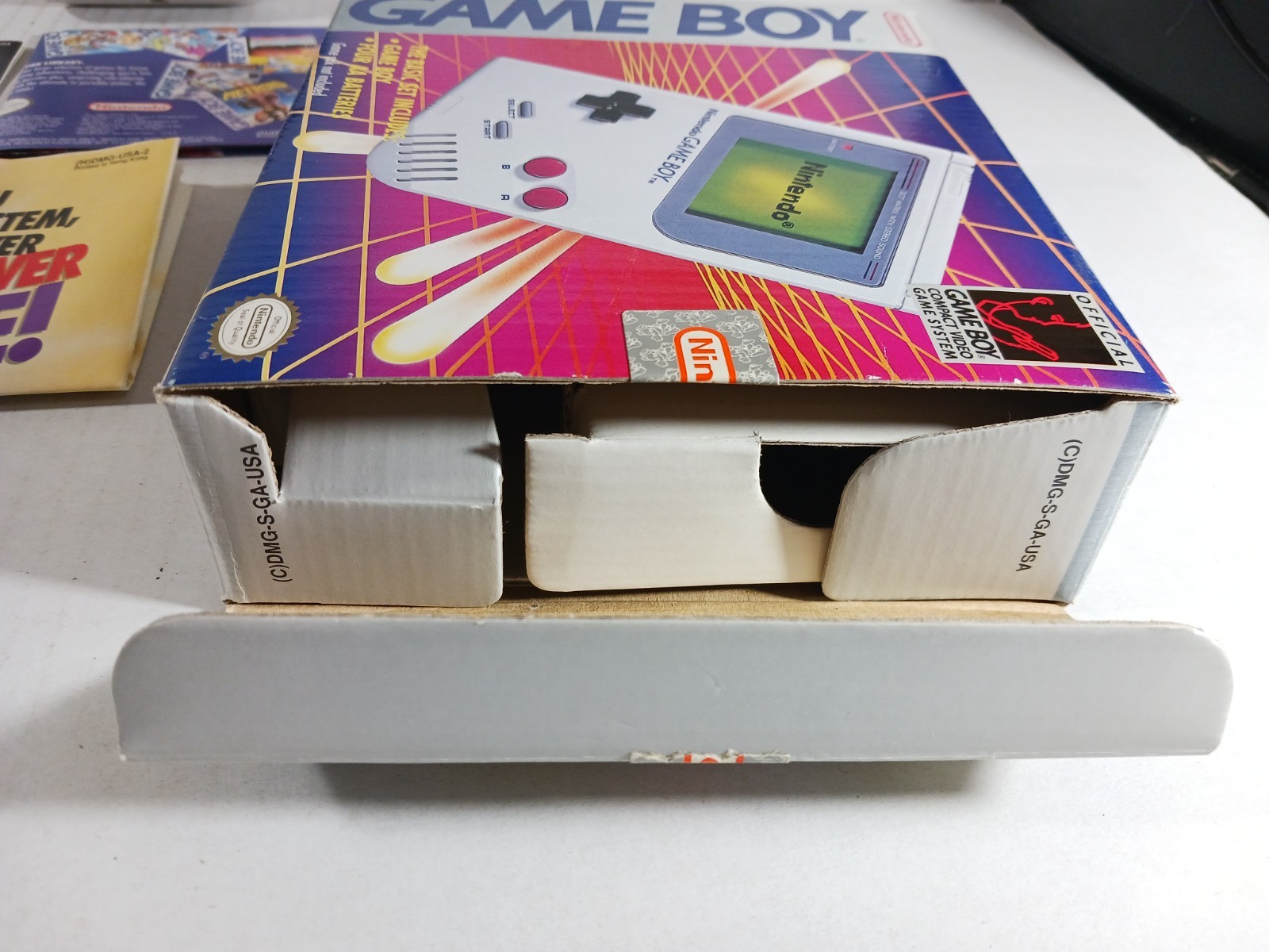 Nintendo GameBoy DMG Complete With Box Original Tested CIB Box Manual Game Boy