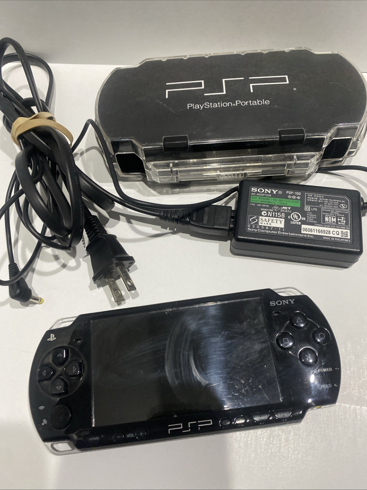 Sony Playstation Portable PSP-2001 Handheld Game System Lot ,working