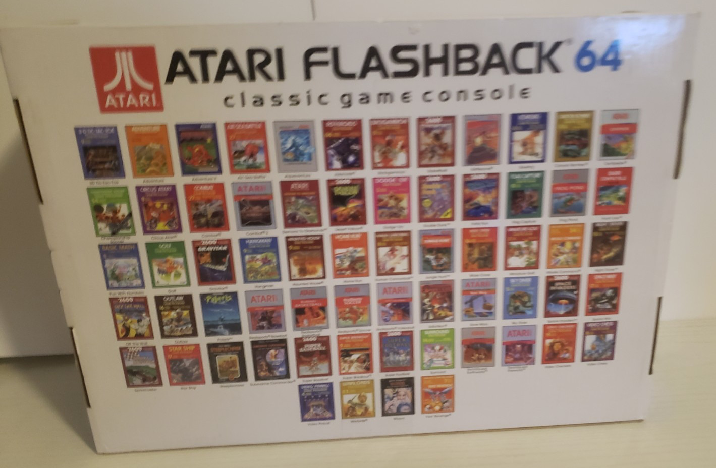 Atari Flashback 64 Special Edition Console w/ Box & 64 Built-in Games-A3, NEW