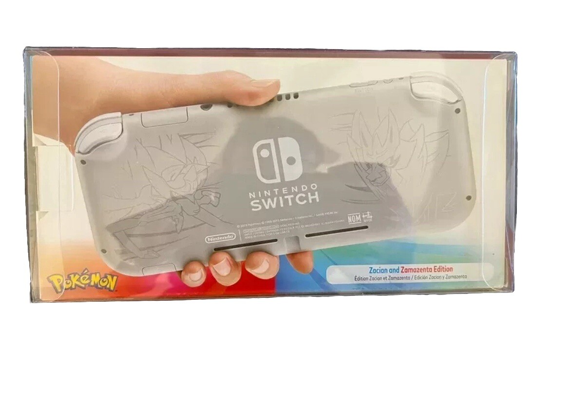Nintendo Switch Lite Pokemon Zacian Zamazenta Edition Console – Gray – Brand New