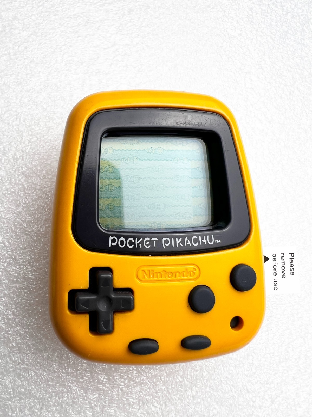 NINTENDO Pocket Pikachu Color Yellow & Clear Set of 2 Pedometer Pokemon Tested