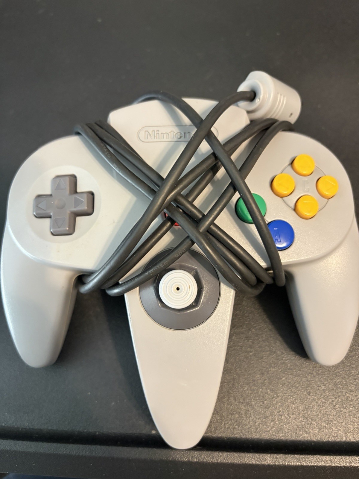 Nintendo 64 Video Game Console Comes With A Game And Controller And Wires
