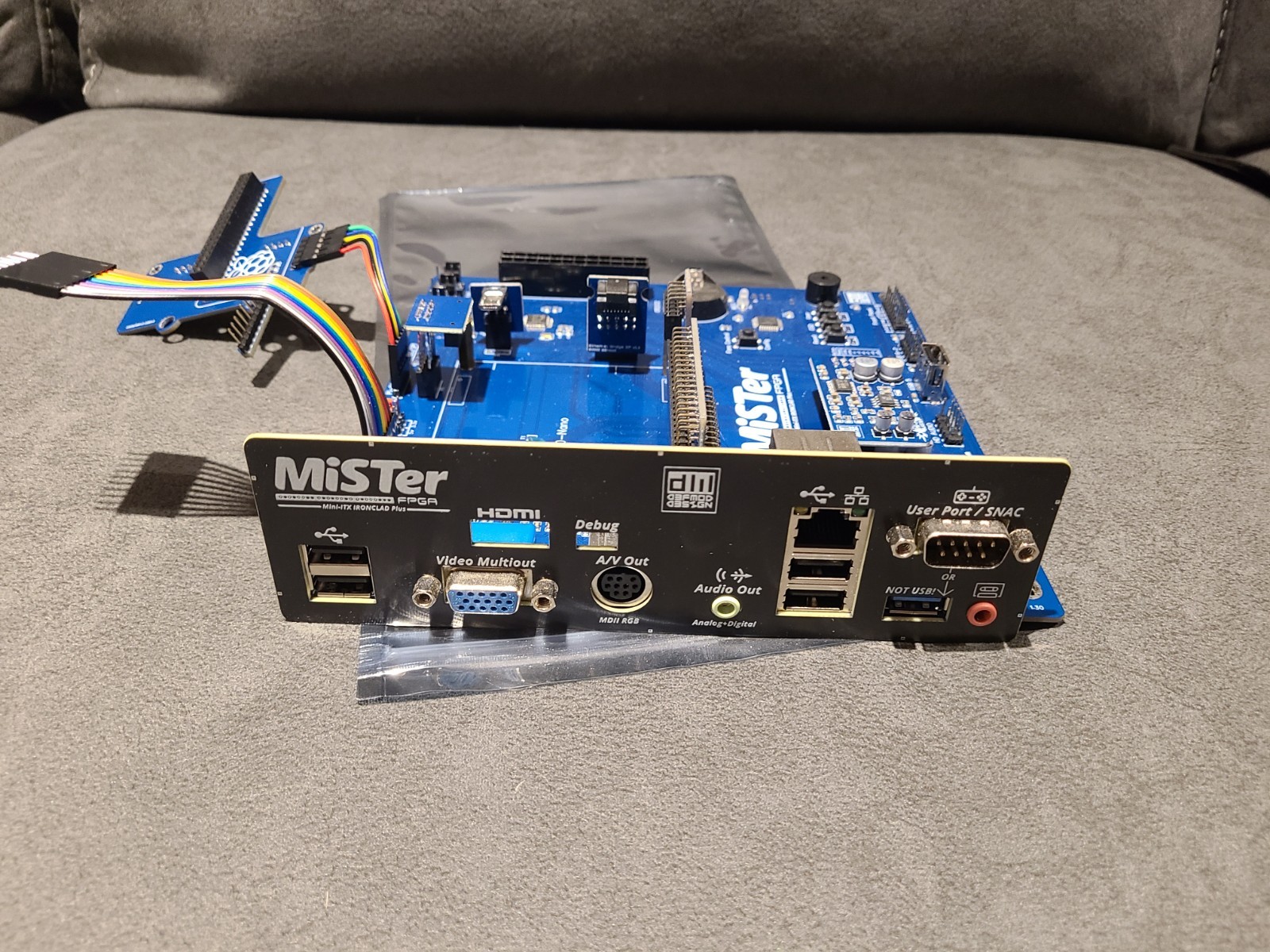 D3fmod Ironclad Plus Mister FPGA ITX I/O Board mt32pi Hat, Hi-fi SoundBlaster