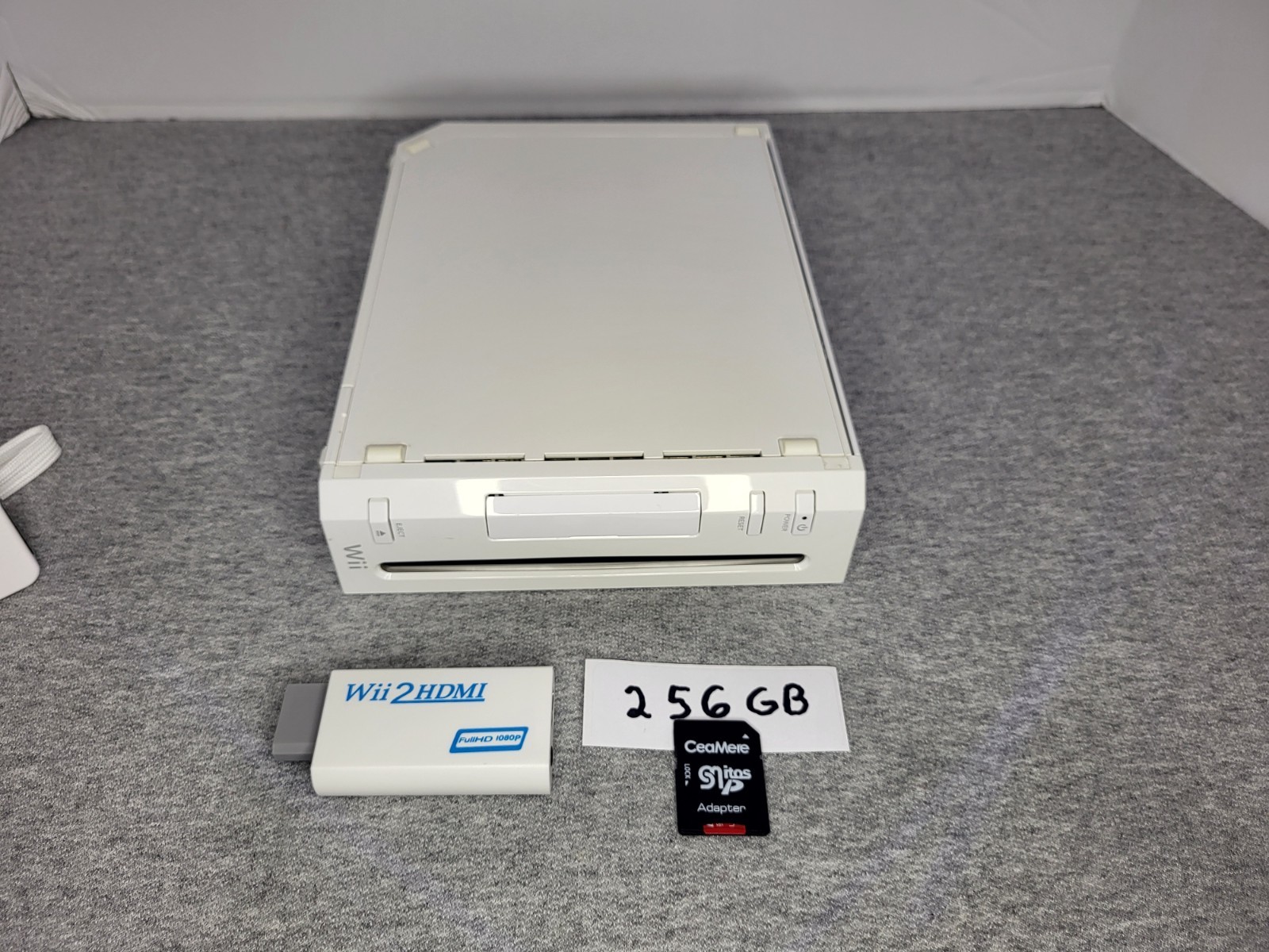 Custom Wii Ultimate Gamer Bundle.Programmed 256GB SD.Cleaned/Serviced.Plug&Play!