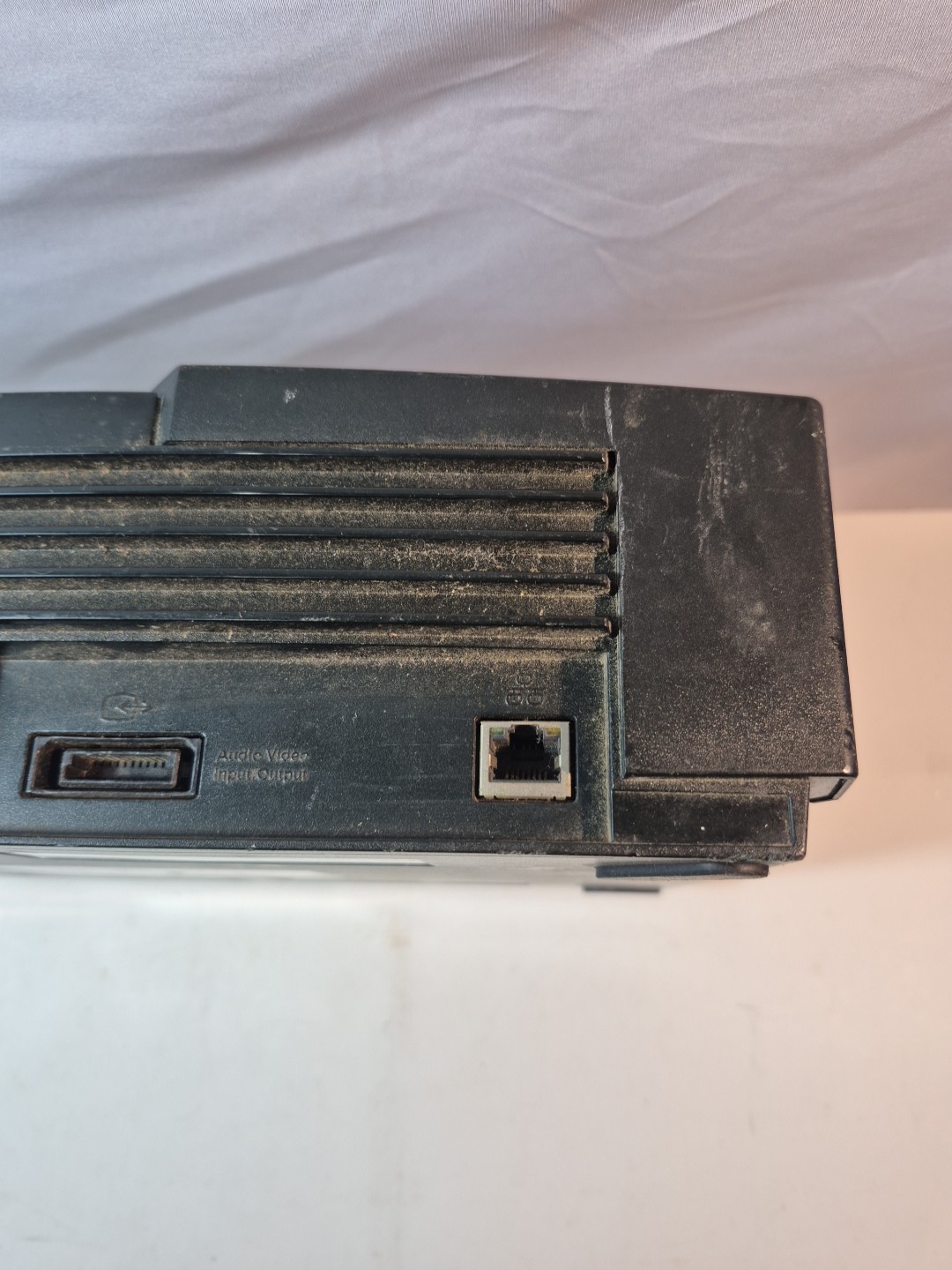 Original Xbox Console Only For Parts Or Repair Tray Sticks Yellow Light Blinks
