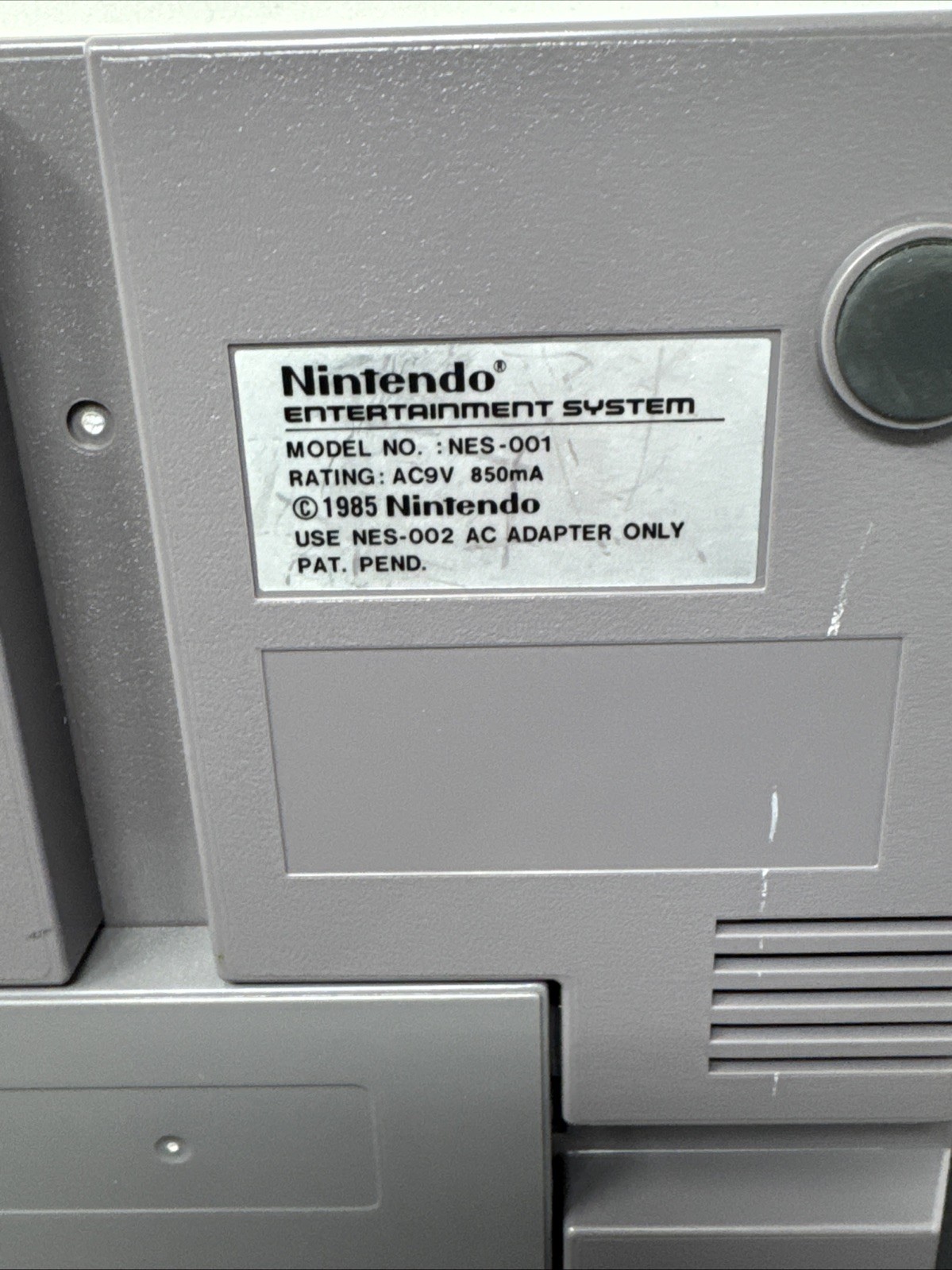 Nintendo NES Very Good Refurbished Top Loader Effect Console OEM Bundle w Games!