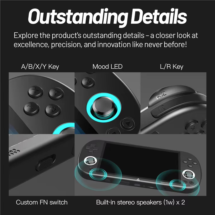 TRIMUI SMART PRO Open-source Handheld Game Console 4.96 Inch Ips Screen Open Gam