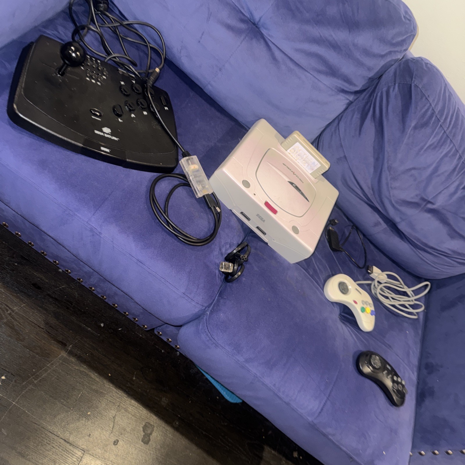 Sega Saturn Japanese Spec Grey with Mode Optical Emulator US Seller Joystick