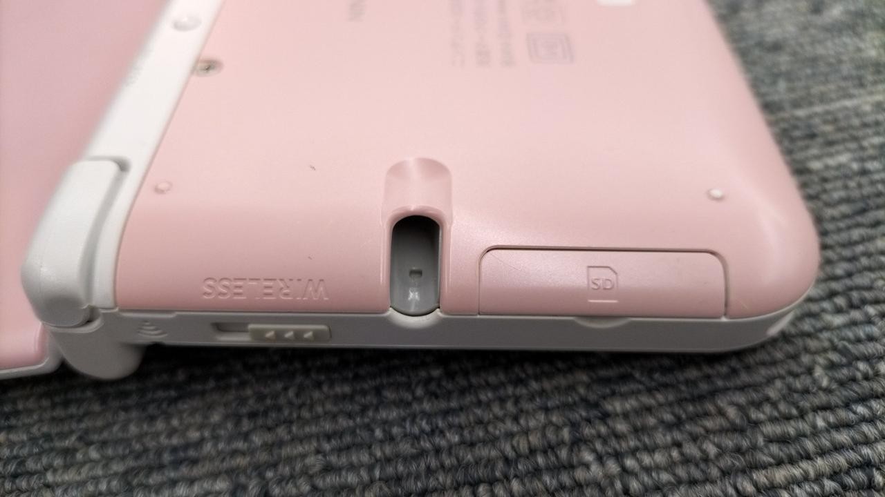 Nintendo 3DS LL XL Pink x White Console