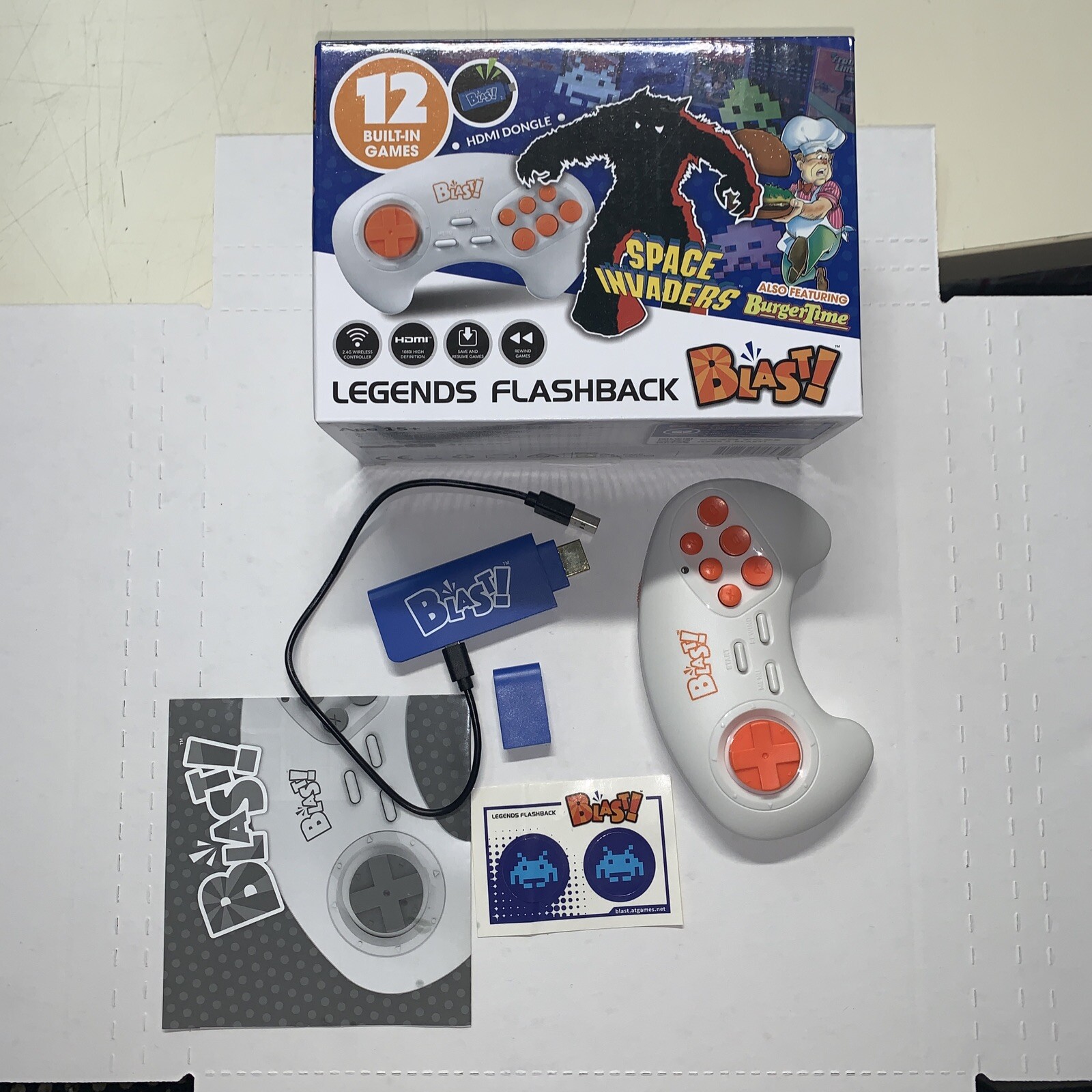 Legends Flashback Blast Video Game Console With 12 Games