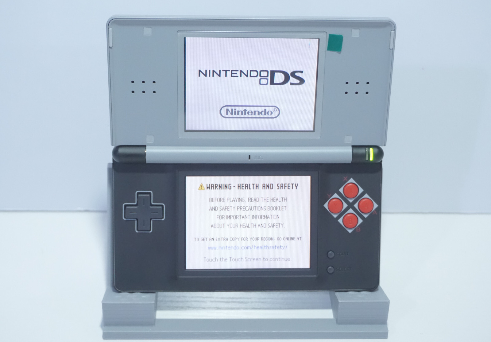 Nintendo DS Lite Nintendo NES Black & Gray Handheld System with Charger & Stylus