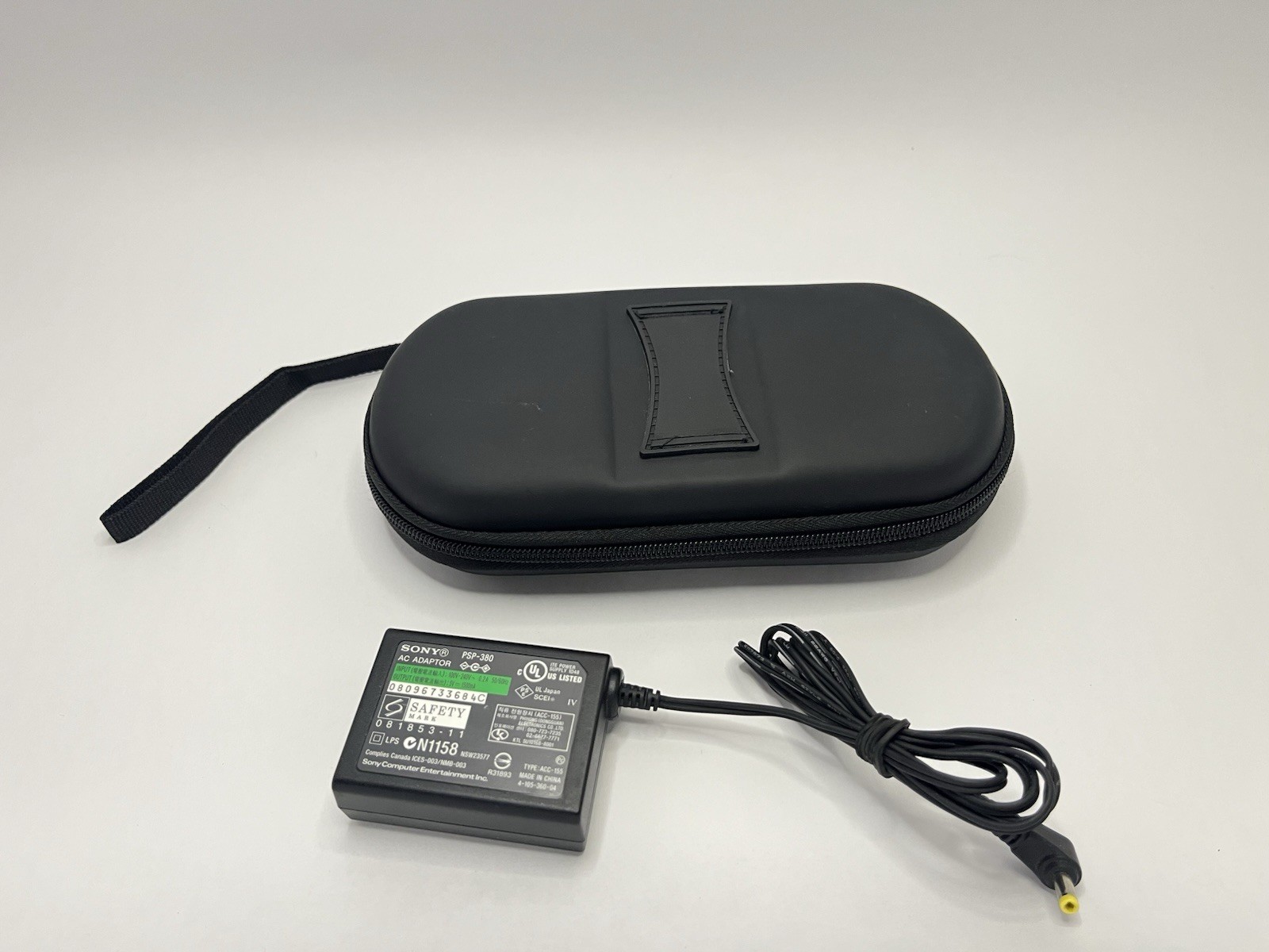 Sony PSP 3000 Console Case And Part Of Charger Tested