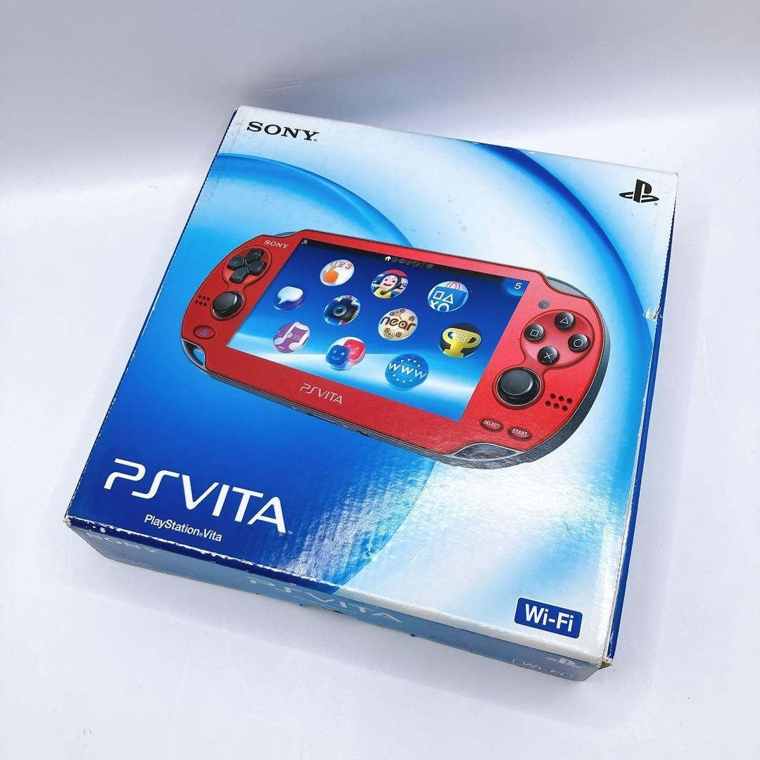 Mint SONY PS Vita PCH-1000 ZA03 Cosmic Red Wifi