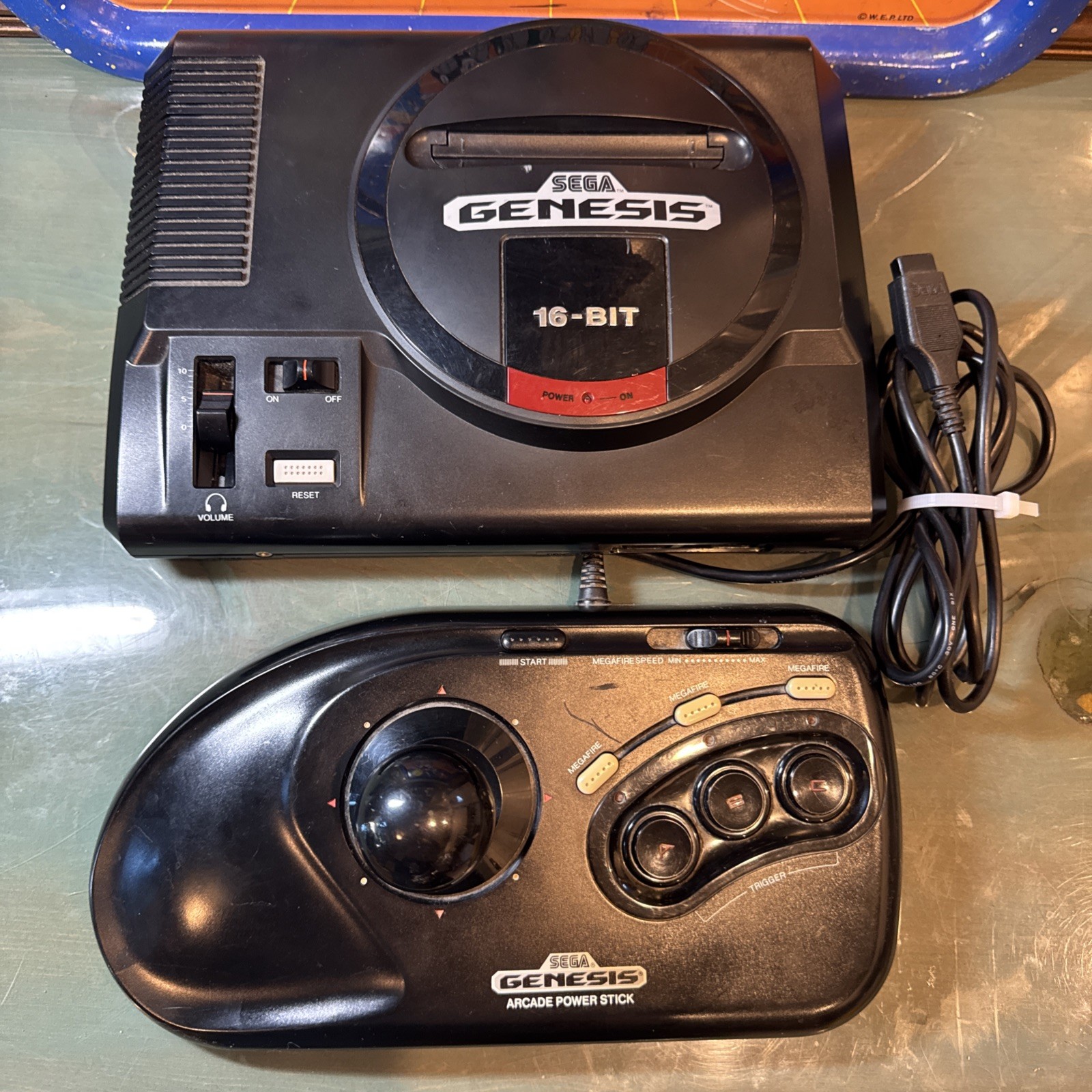 Vintage Sega Genesis 16-bit 1601 Console Arcade Power Controller Tested Works