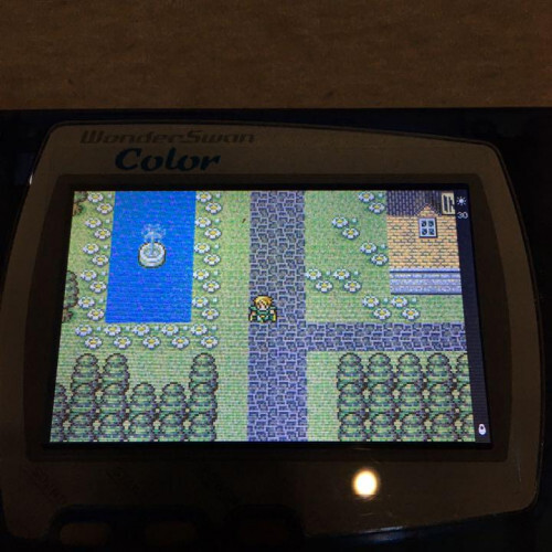 Genuine exterior + old backlit LCD ◇ WonderSwan Color ◇ Crystal Blue body