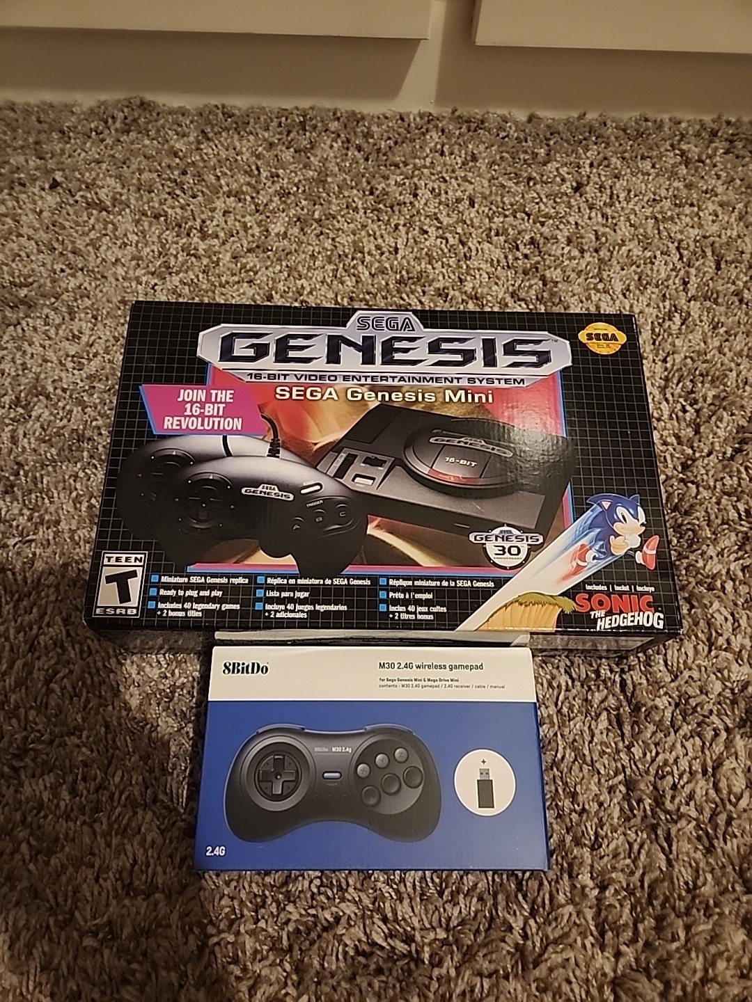 New SEGA Genesis Mini Home Game Console – Black 8 Bit Do Wireless
