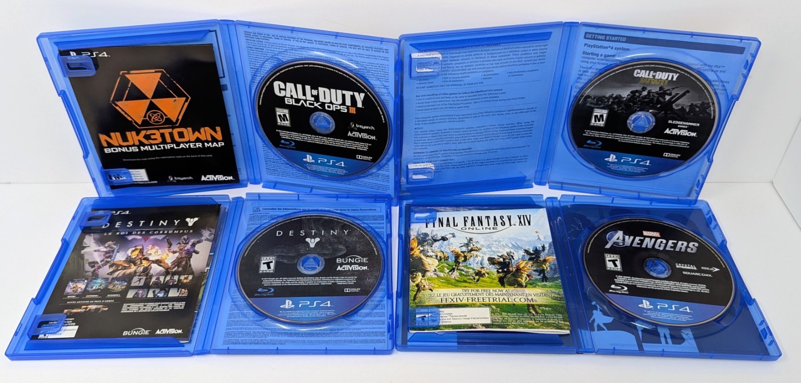 PlayStation 4 PS4 Call of Duty Black Ops III Jet Black Console w Box & 4 Games!