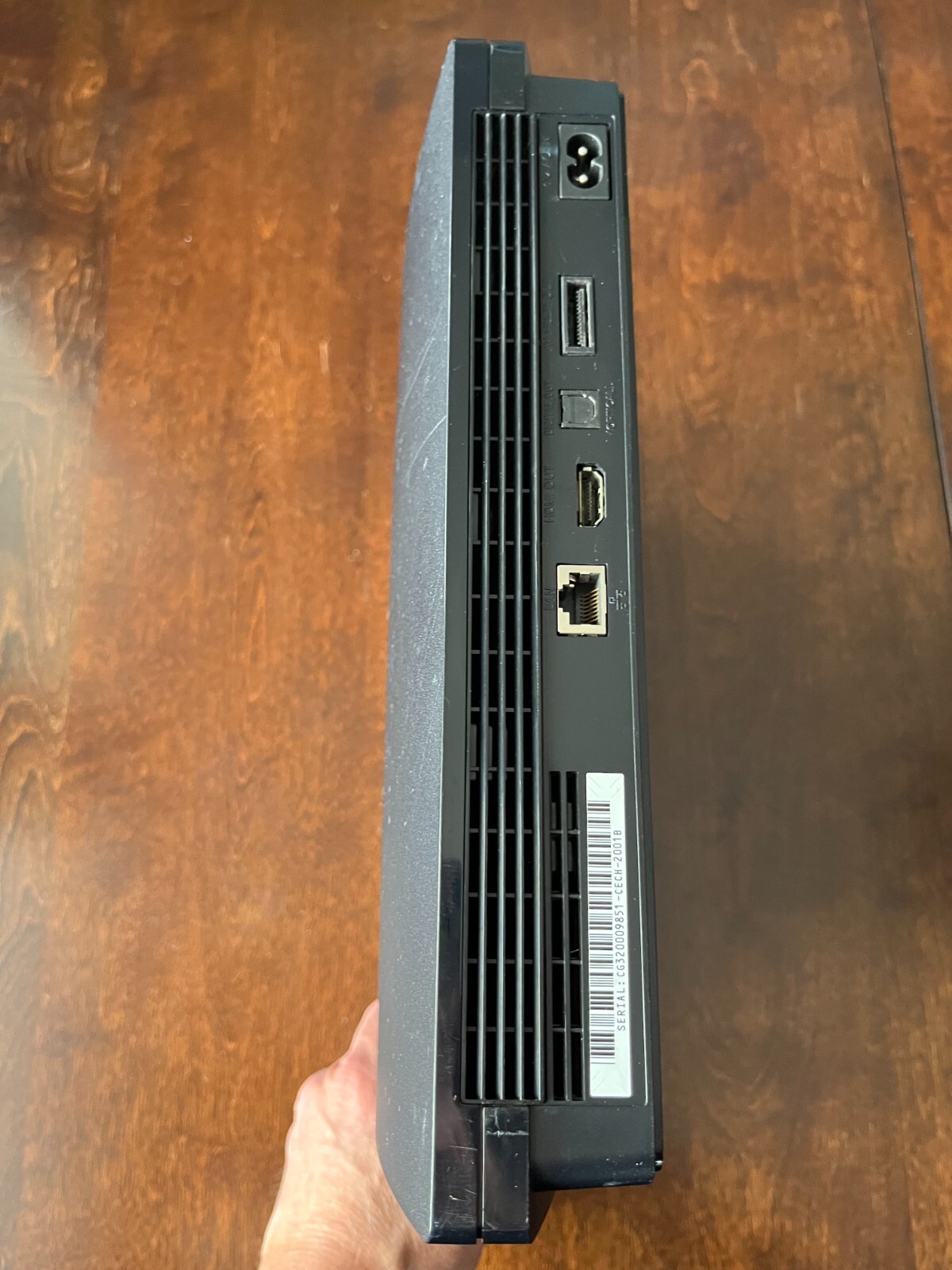 SONY PS3 Slim Black Console CECH-2001B — NOT Working For Parts ONLY