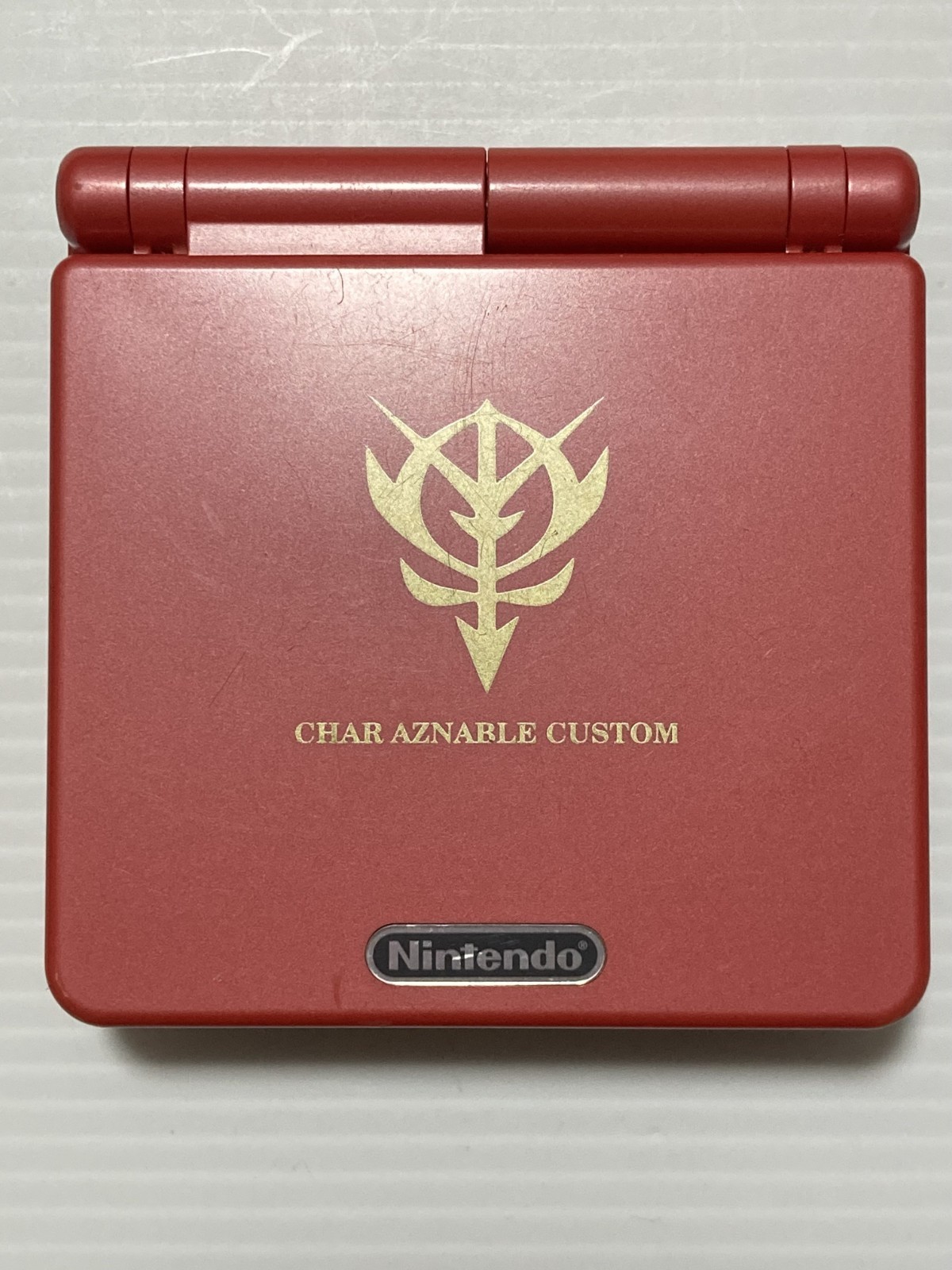 Nintendo Gameboy Advance GBA SP Char Aznable Gundam Limited Edition excellent