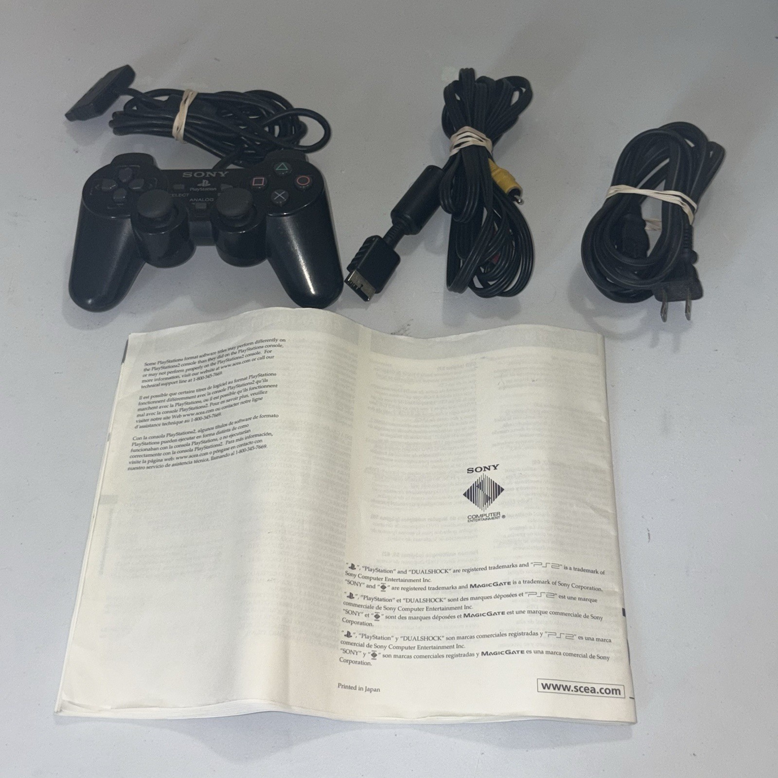 Sony Playstation 2 (PS2) SCPH-30001 Original Fat Console in Box Tested Working