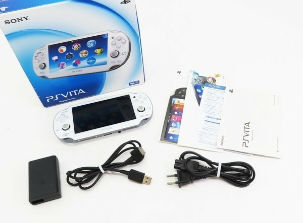 SONY PS Vita PCH-1000 1100 OLED Wi-Fi w/ Box and Charger Various Color Excellent