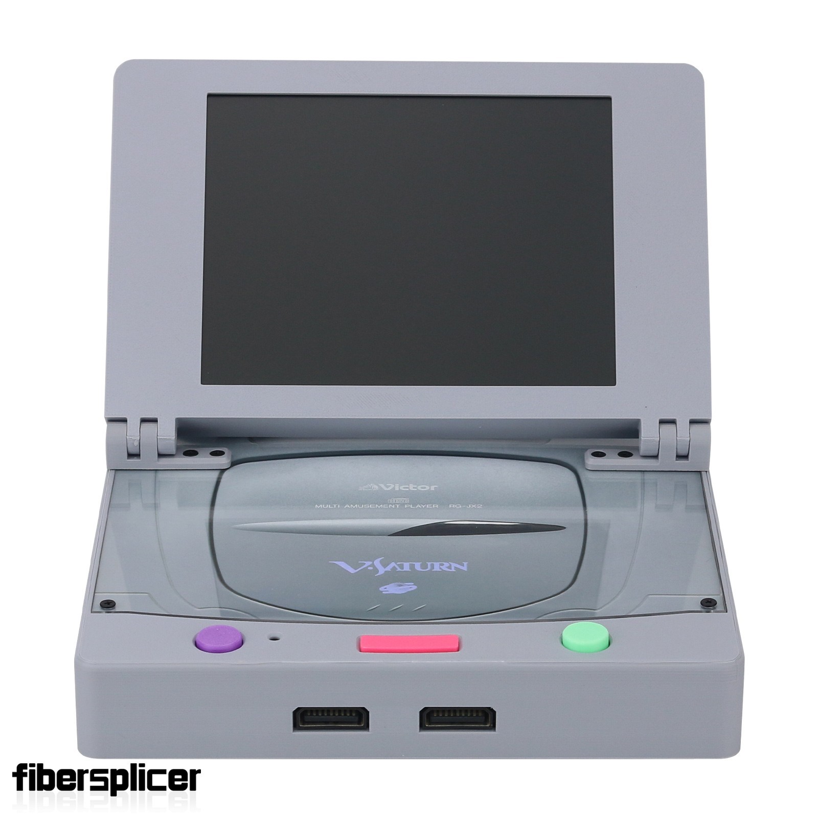 Saturn Slim Combo Game Console 8″ 4:3 LCD and Hifi Stereo Speakers for SS Games