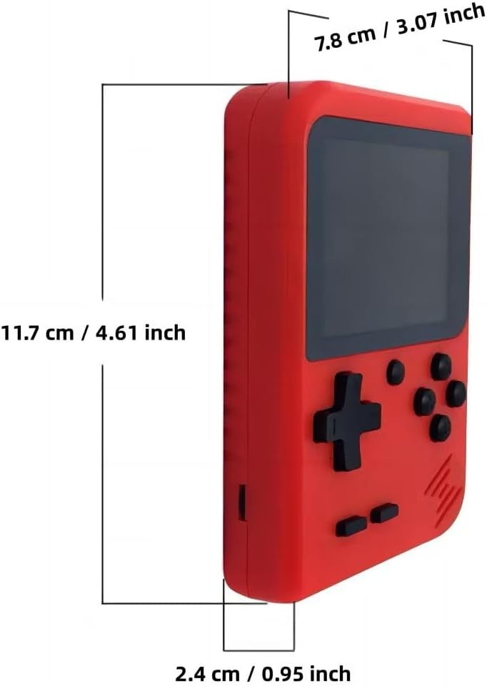 Retro Handheld Game Console 400-in-1 with 3″ Color Screen & TV Output – Portable